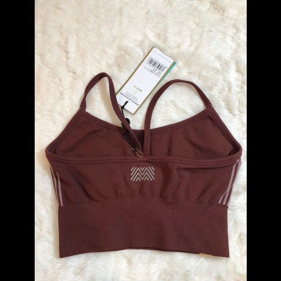 NWT Monreal London Zen Seamless Sports Bra‎ Cocoa [ SZ XS/S ] - Picture 9 of 12